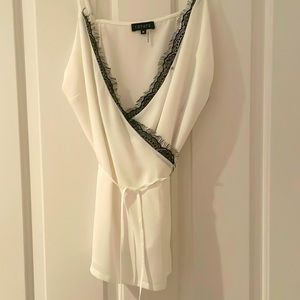 NWT 1.State cami. Size medium. Perfect condition. White w black lace trim